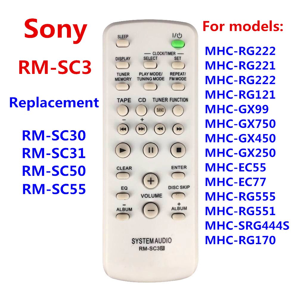 RM-SC3 RM-SC30 RM-SC31RM-SC50 RM-SC55  CD HIFI..
